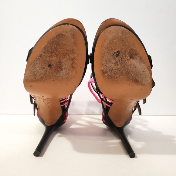 L.A.M.B. - Jessie Stiletto Heels in Black Pink - Size 7 - Picture 8 of 10